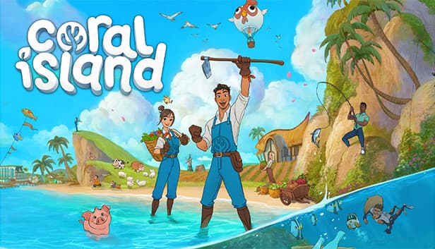 Coral Island — Steam store artwork for Games Like Stardew Valley