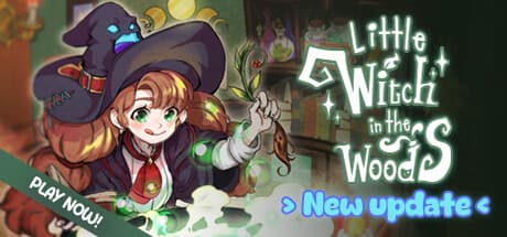 Little Witch in the Woods — Steam store artwork for New Cozy Games This Month