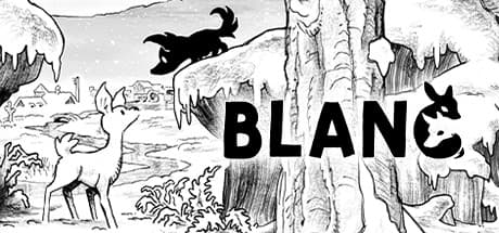 Blanc — Steam store artwork for Best Couch Co-Op Cozy Games