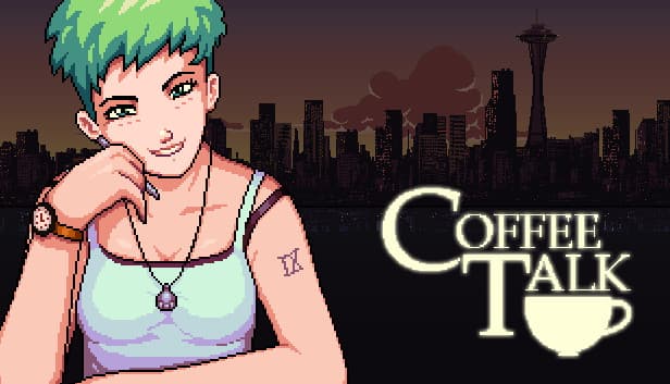 Coffee Talk — Steam store artwork for Rainy Day Cozy Games